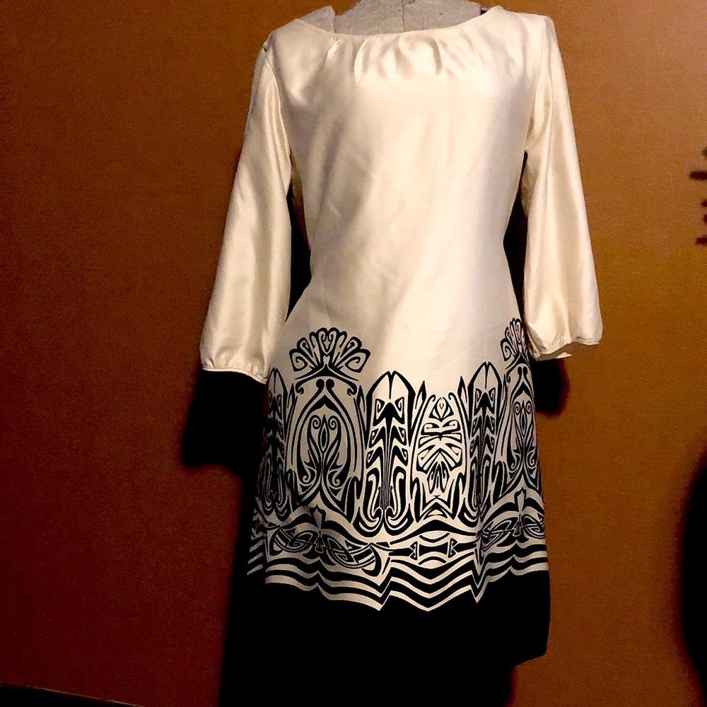 Patterned shift dress